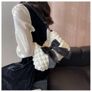 Bow Puff Shoulder Bag