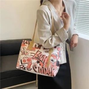 Cartoon Graffiti Shoulder Bag