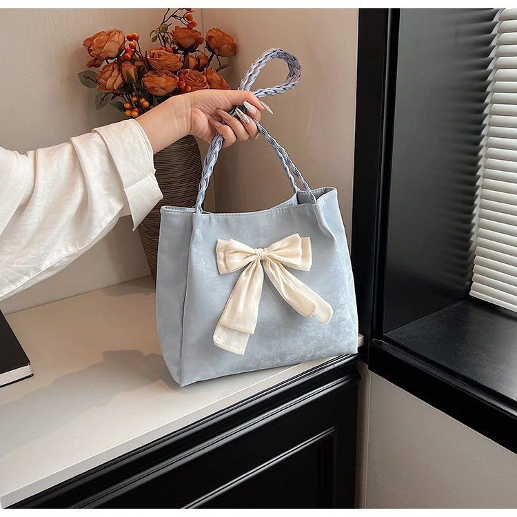 Glossy Bow Shoulder Bag - Image 6