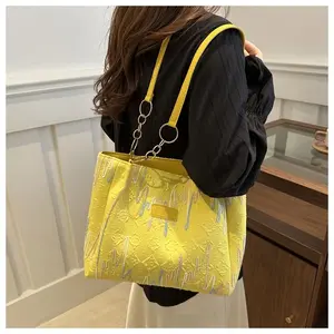 Ocean Embroidered Commute Bag