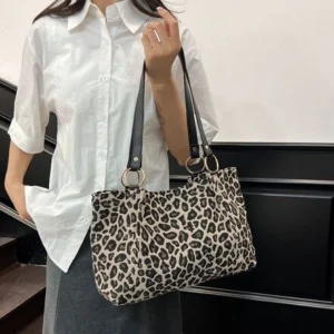 Tiger Print Shoulder Bag