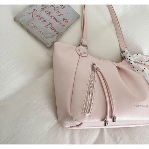 Korean Style PU Leather Handbag - Image 6
