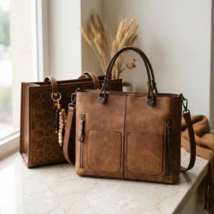 Women's Vintage Large Capacity Tote Bag