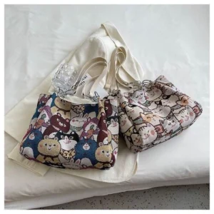 Kitten - Rabbit Canvas Tote Bag
